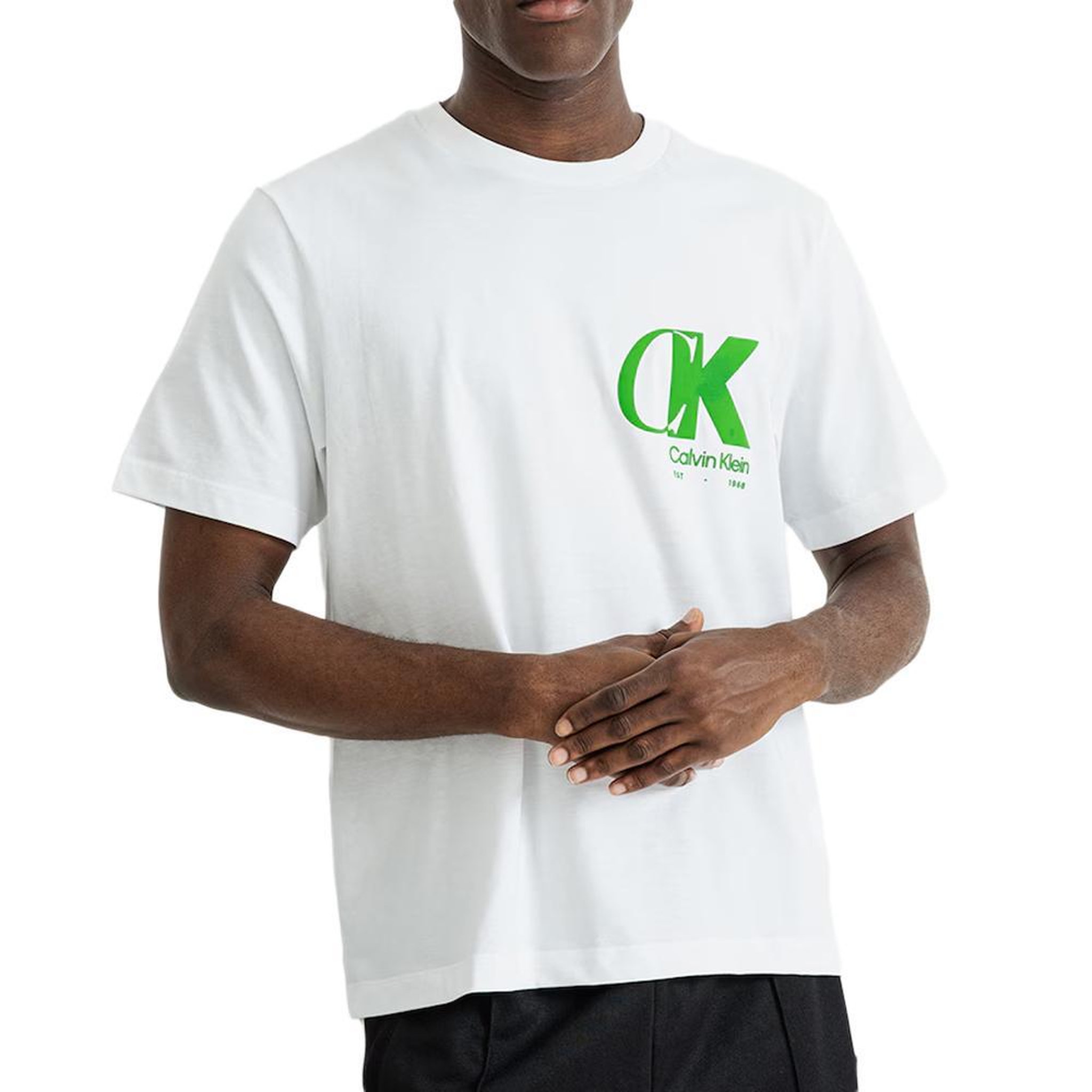 CALVIN KLEIN JEANS T-shirt Blanc Homme Calvin Klein Jeans Ss 20s Eu. Coloris disponibles : Blanc