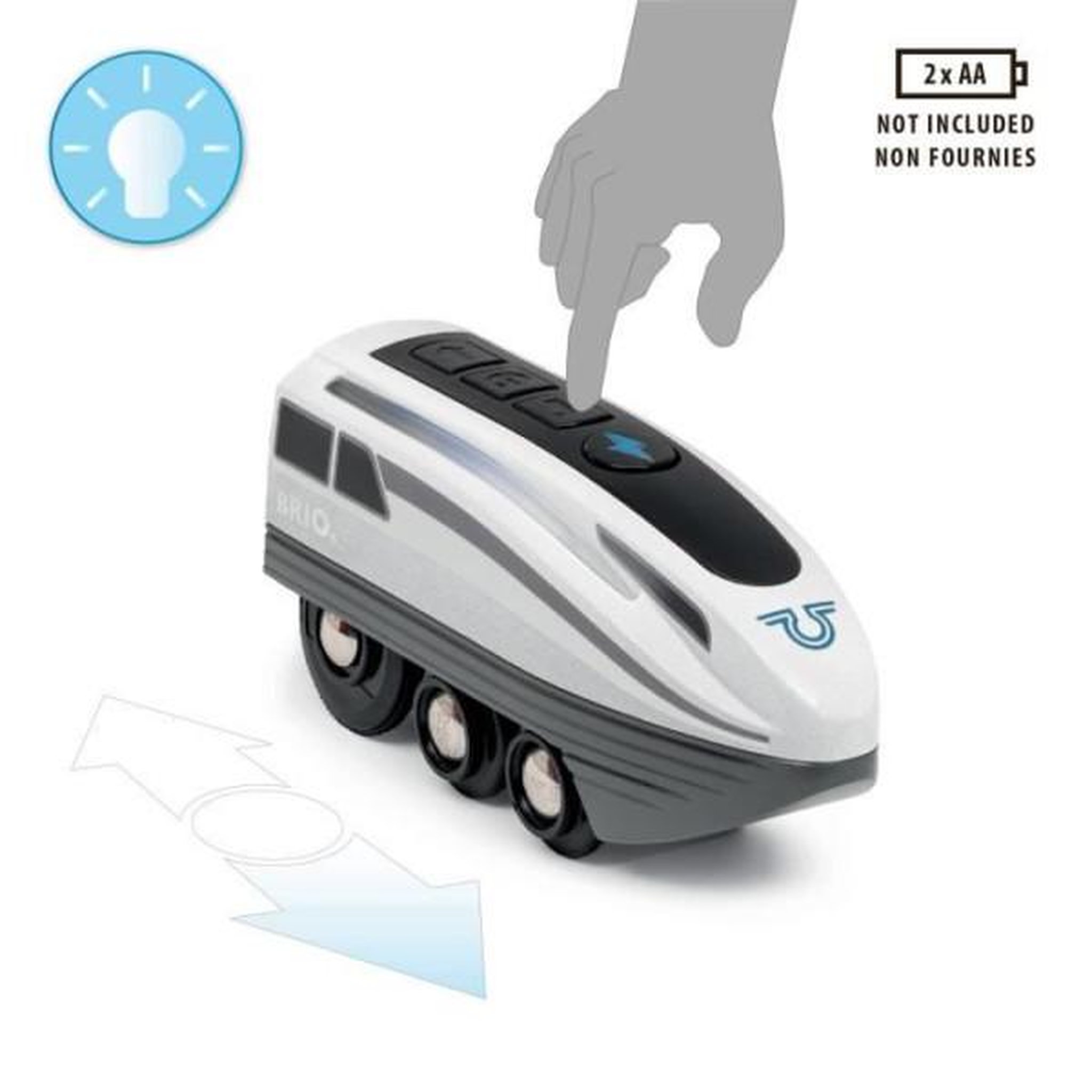 Voir la diapositive 5 : Brio 36003 Locomotive a piles Super rapide