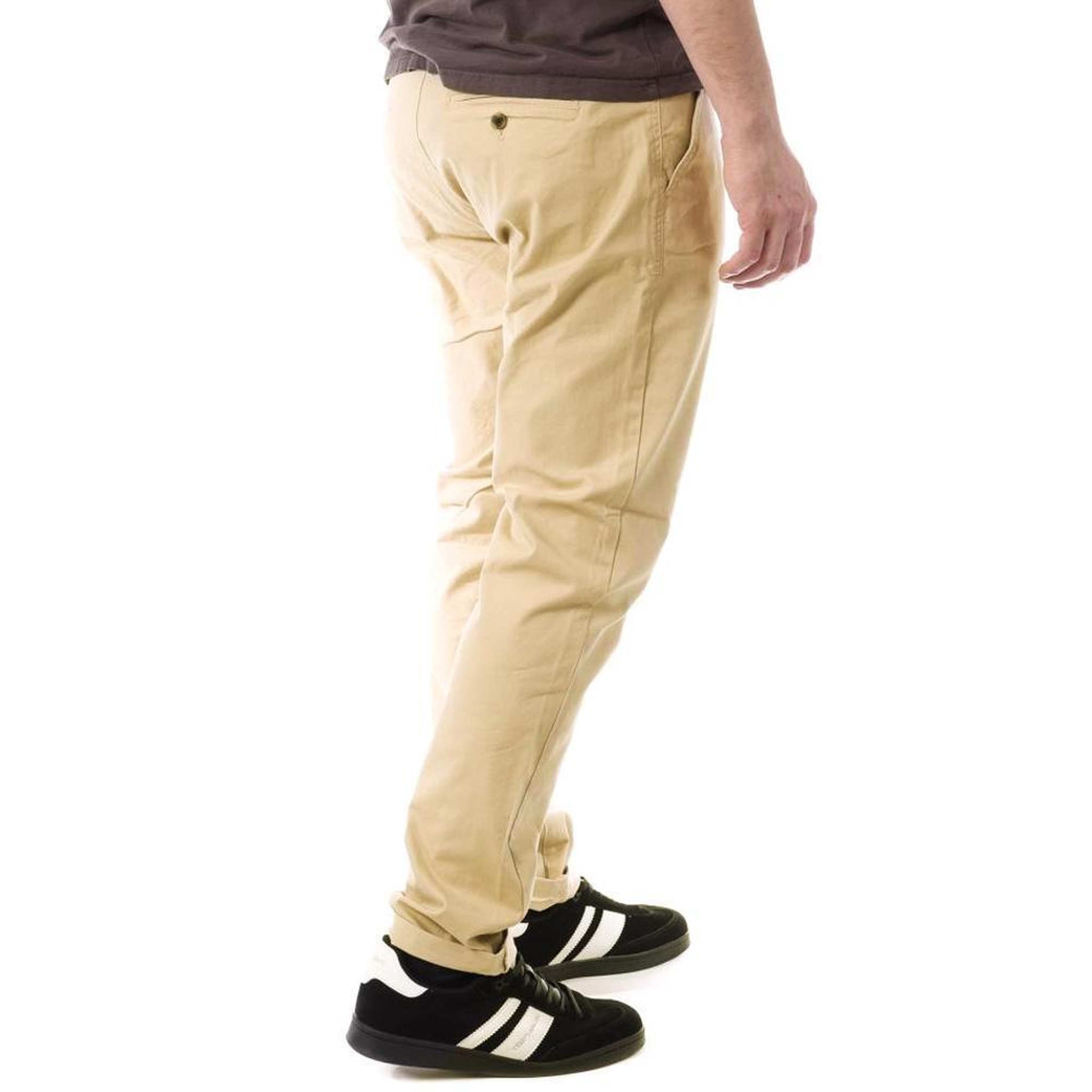 Voir la diapositive 2 : PANAME BROTHERS Pantalon Chino Beige Homme Paname Brothers Costa1