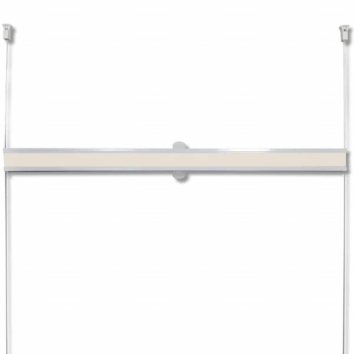 VIDAXL Store plisse 100x200 cm Creme