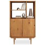 Voir la diapositive 1 : IDIMEX Buffet haut SIMONA H 133 cm en bois massif