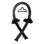 Paris Prix Bigoudi Satin sans Chaleur  XXL  95cm Noir