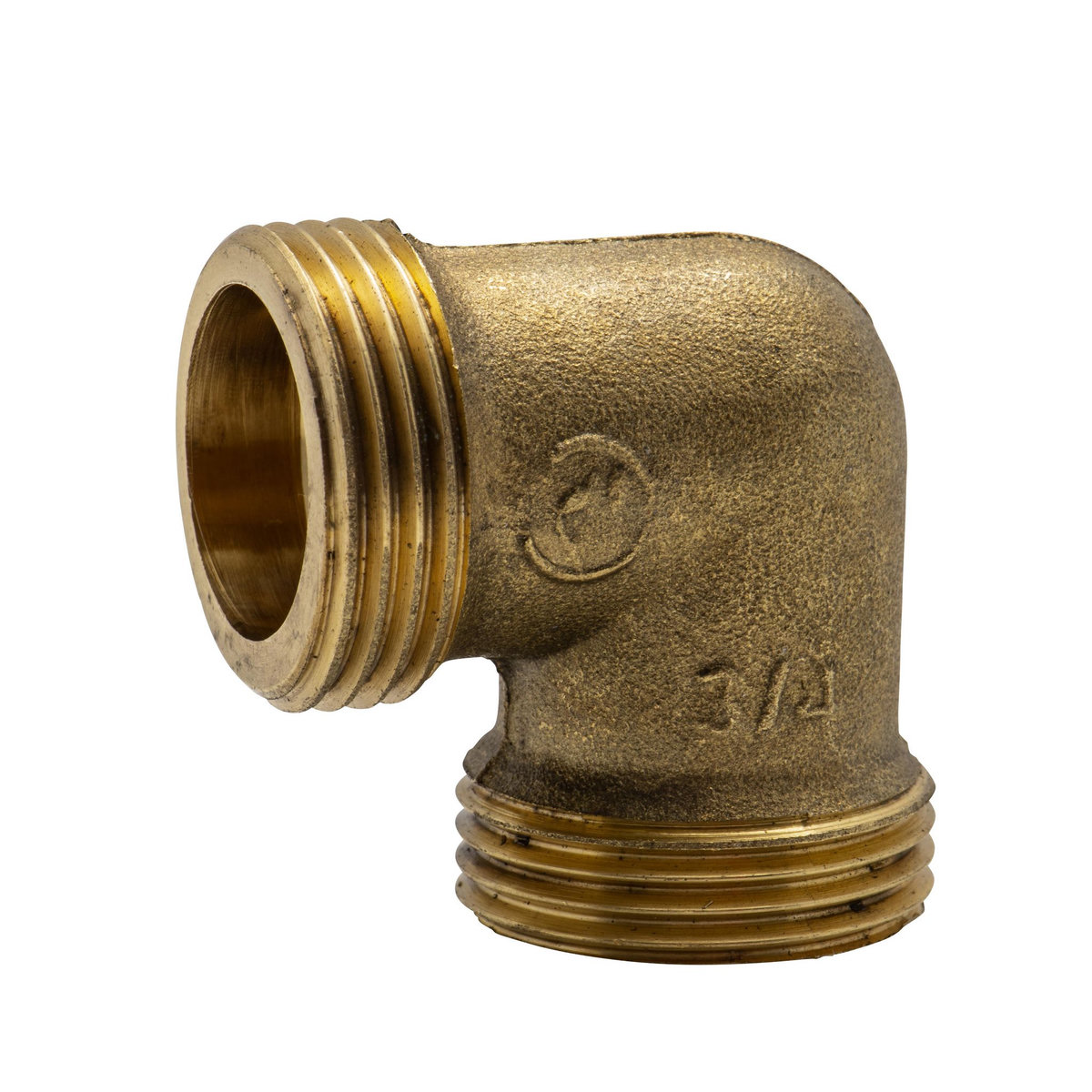 RAIN Raccord coudé laiton mâle - mâle 3-4