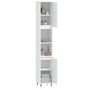 Voir la diapositive 4 : VIDAXL Armoire de salle de bain blanc 30x30x190 cm bois d ingénierie