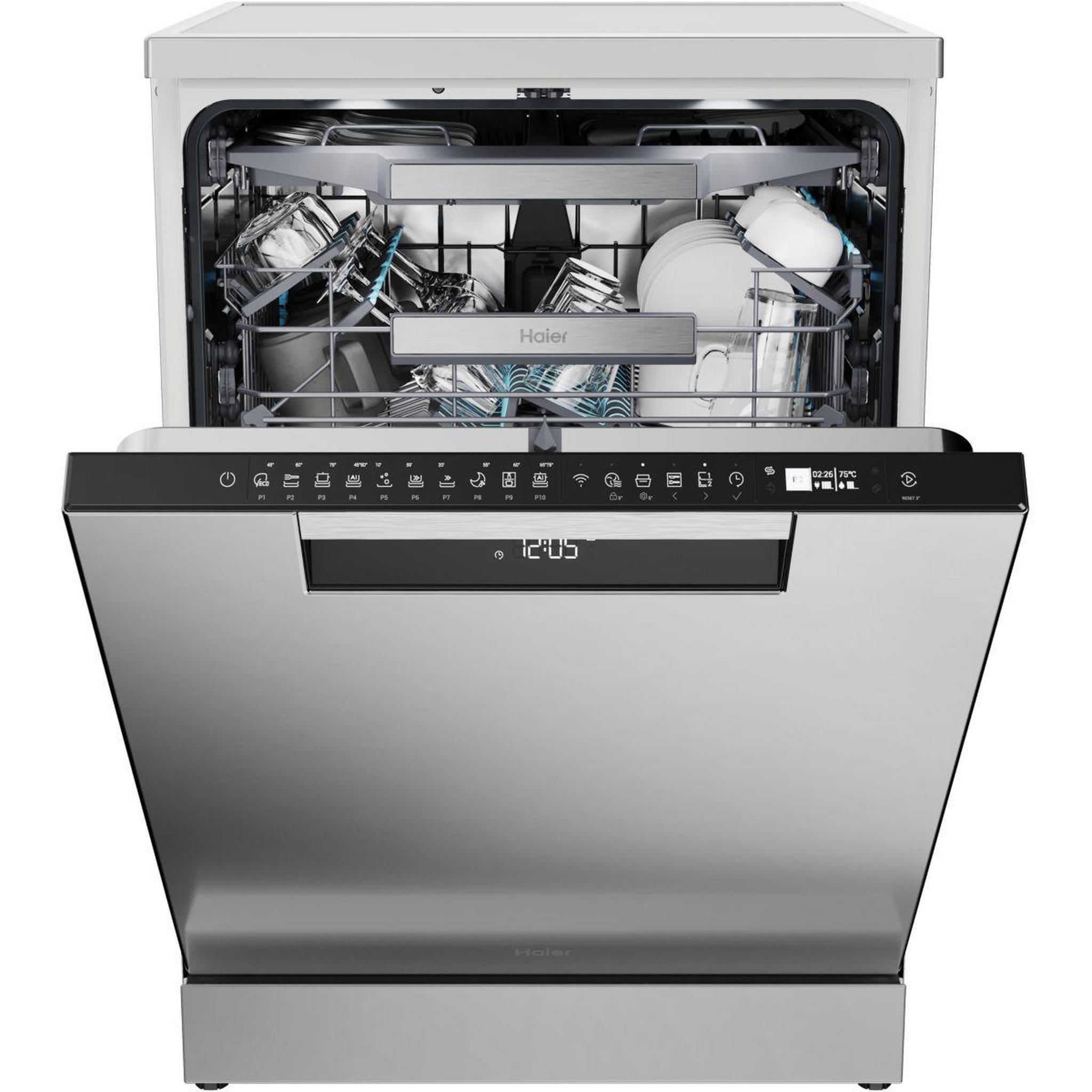 Voir la diapositive 4 : HAIER Lave vaisselle 60 cm XF 6B2M3PX