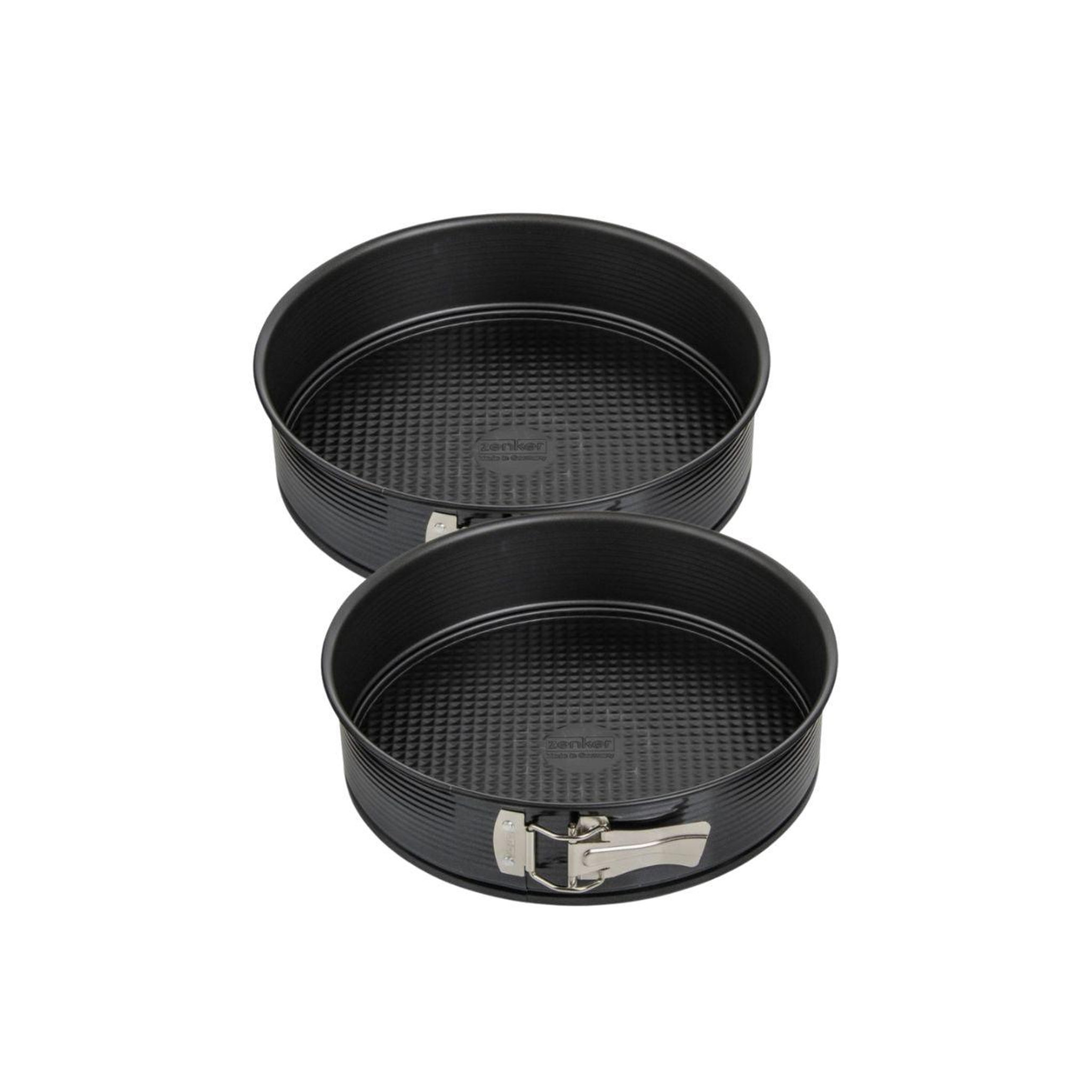 ZENKER Ensemble de 2 moules à manqué à charnière 26 cm zenker black metallic