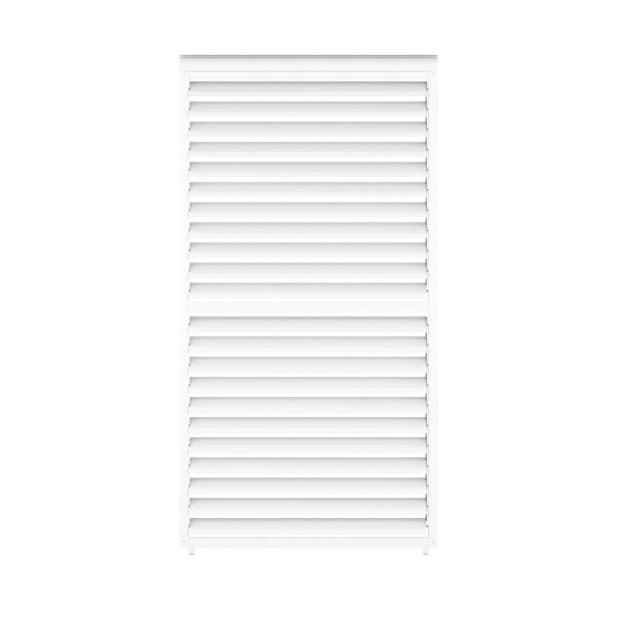 SWEEEK Persienne à lames orientables 130cm pour pergola bioclimatique aluminium 4x3m Triomphe