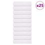 Voir la diapositive 1 : VIDAXL Serviettes de bain 25 pcs blanc 100x150 cm 360 g m² 100% coton