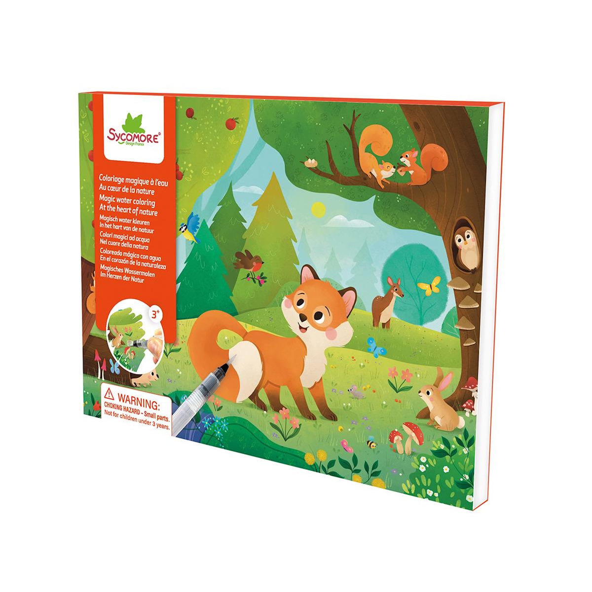 Au Sycomore Coloriage magique à l'eau - Au cœur de la nature