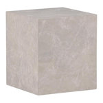 Paris Prix Table d'Appoint Imitation Marbre  York  45cm Beige