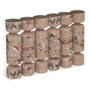 Voir la diapositive 1 : ATMOSPHERA Lot de 6 Crackers de Noël Déco  Kraft  21cm Naturel