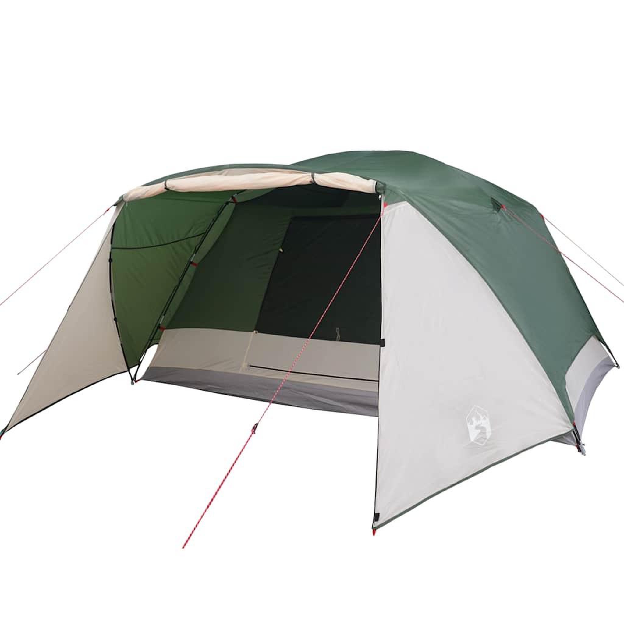 Voir la diapositive 4 : VIDAXL Tente de camping avec porche 4 personnes vert impermeable