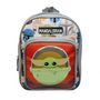 Voir la diapositive 2 : Bagtrotter Sac à dos maternelle 31 cm avec poche Star Wars / The Mandalorian Baby Yoda Gris Bagtrotter