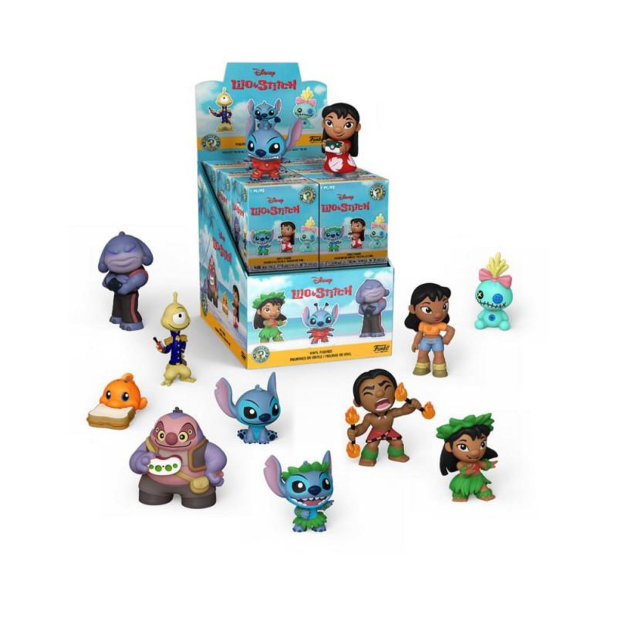 Funko Figurine Funko Mystery Minis Lilo and Stitch 12 pièces Modèle aléatoire