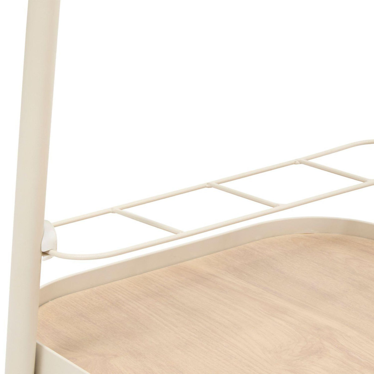 HESPERIDE Desserte de jardin à roulettes en aluminium EASINESS