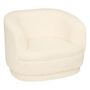 Voir la diapositive 1 :  Fauteuil Enfant Scandinave  Bouclette  45cm Blanc