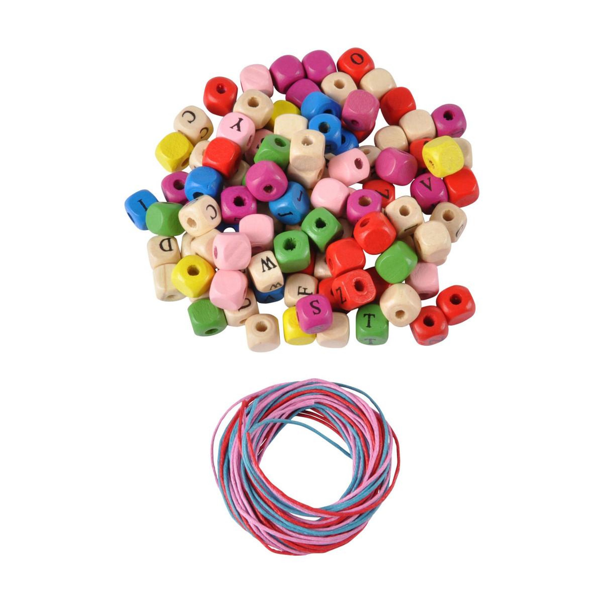 Voir la diapositive 1 : HOMEA Kit Complet Bijoux  Cubes Alphabet  20cm Multicolore