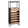 Voir la diapositive 1 : FIVE Meuble bar avec rack pour 25 bouteilles en bois ALIAJ - Noir
