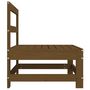 Voir la diapositive 5 : VIDAXL Canapes centraux de jardin 2 pcs marron miel bois de pin solide