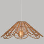 Voir la diapositive 2 : ATMOSPHERA Lampe Suspension Corde  Idylle Folk  58cm Naturel