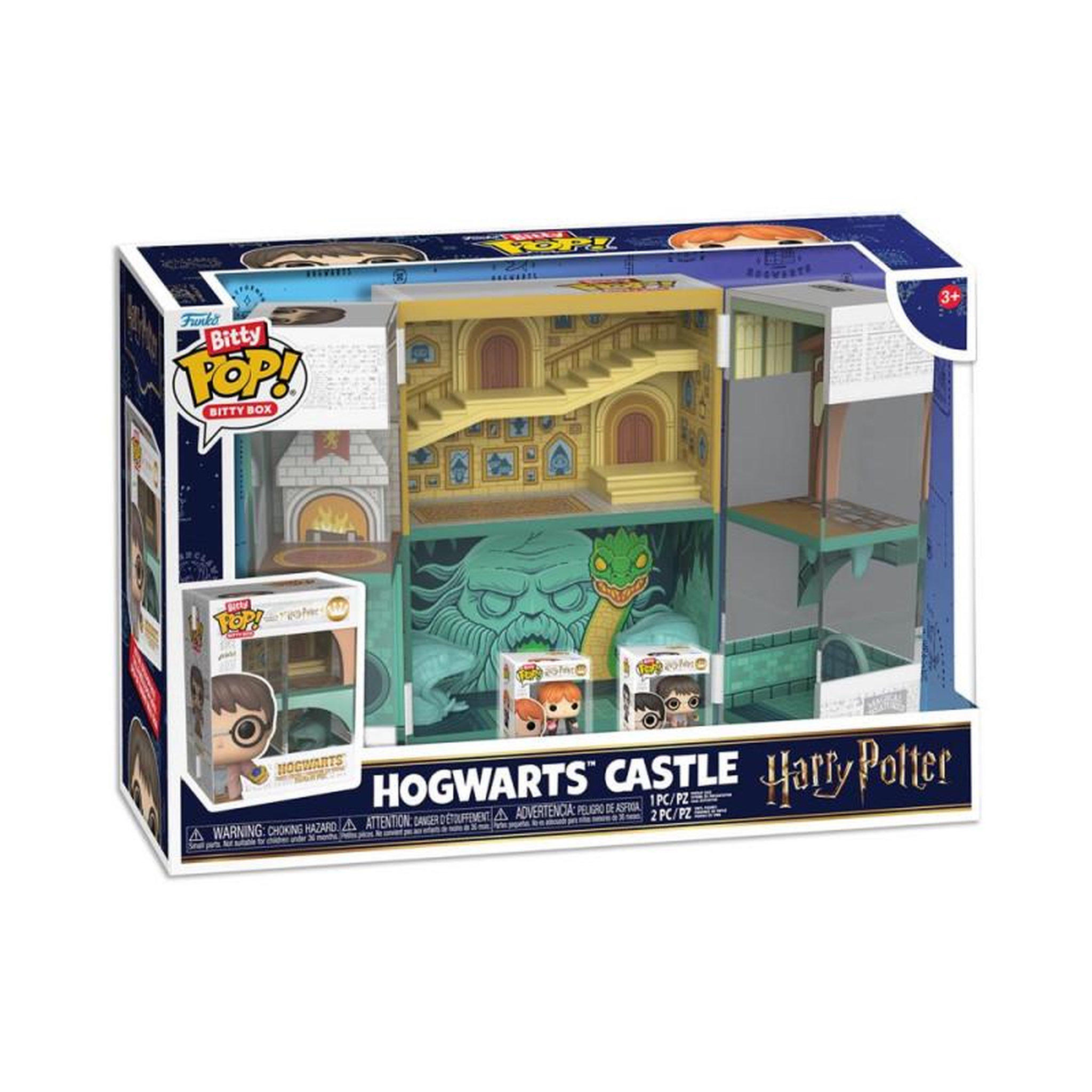 Funko Pack 2 Figurines Funko Bitty Pop Boxes Harry Potter Hogwarts Castle
