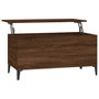 Voir la diapositive 2 : VIDAXL Table basse Chene marron 90x44,5x45 cm Bois d'ingenierie