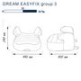 Voir la diapositive 3 : NANIA Rehausseur auto bas easyfix groupe 3 Dream Luxe