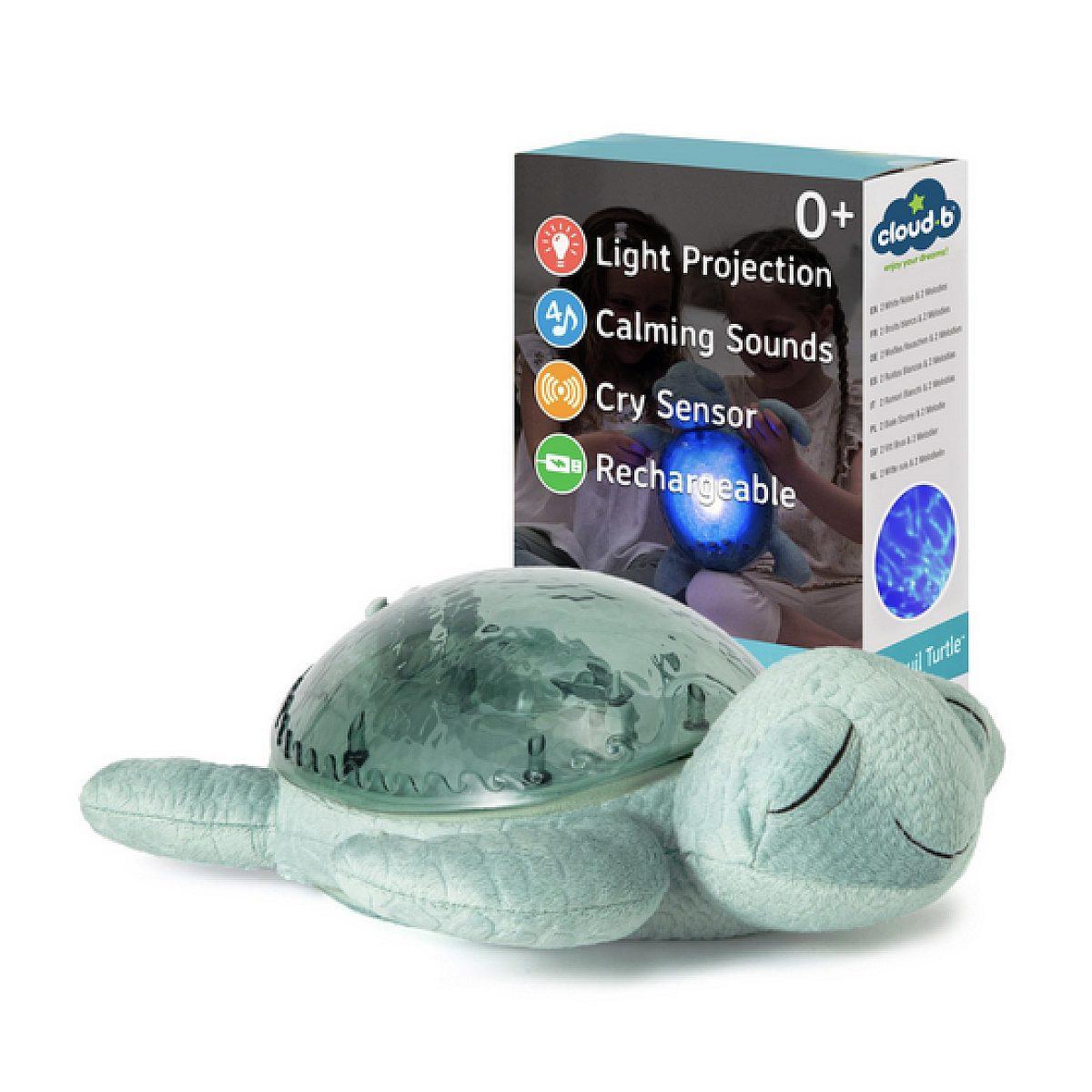 Voir la diapositive 2 : LITTLE BIG FRIENDS Tranquil turtle - green rechargeable