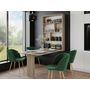 Voir la diapositive 2 : BEST MOBILIER Mondrian - table murale rabattable avec rangements - 4 personnes