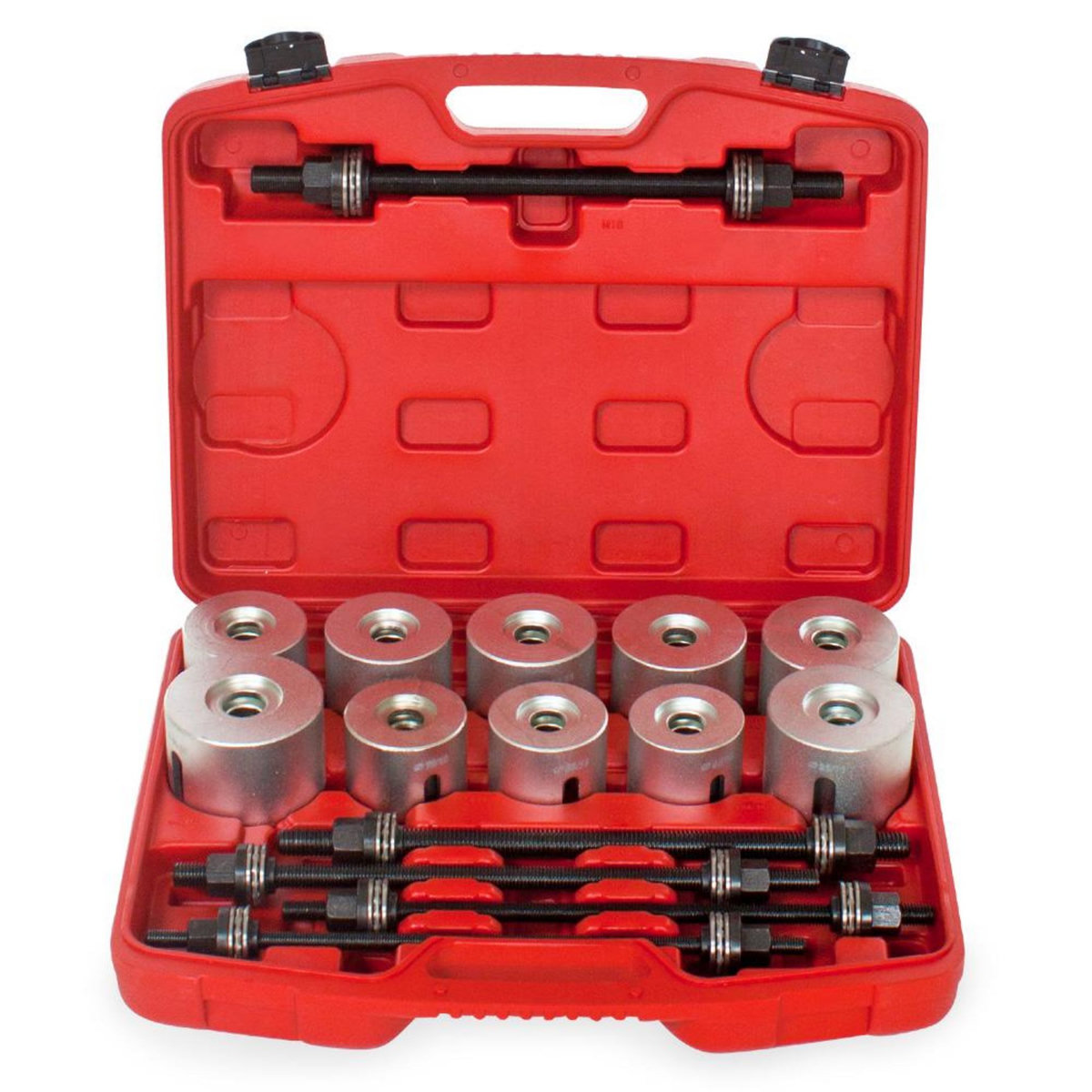 tectake Coffret kit d'extracteur de silentblocs 27 pièces gris