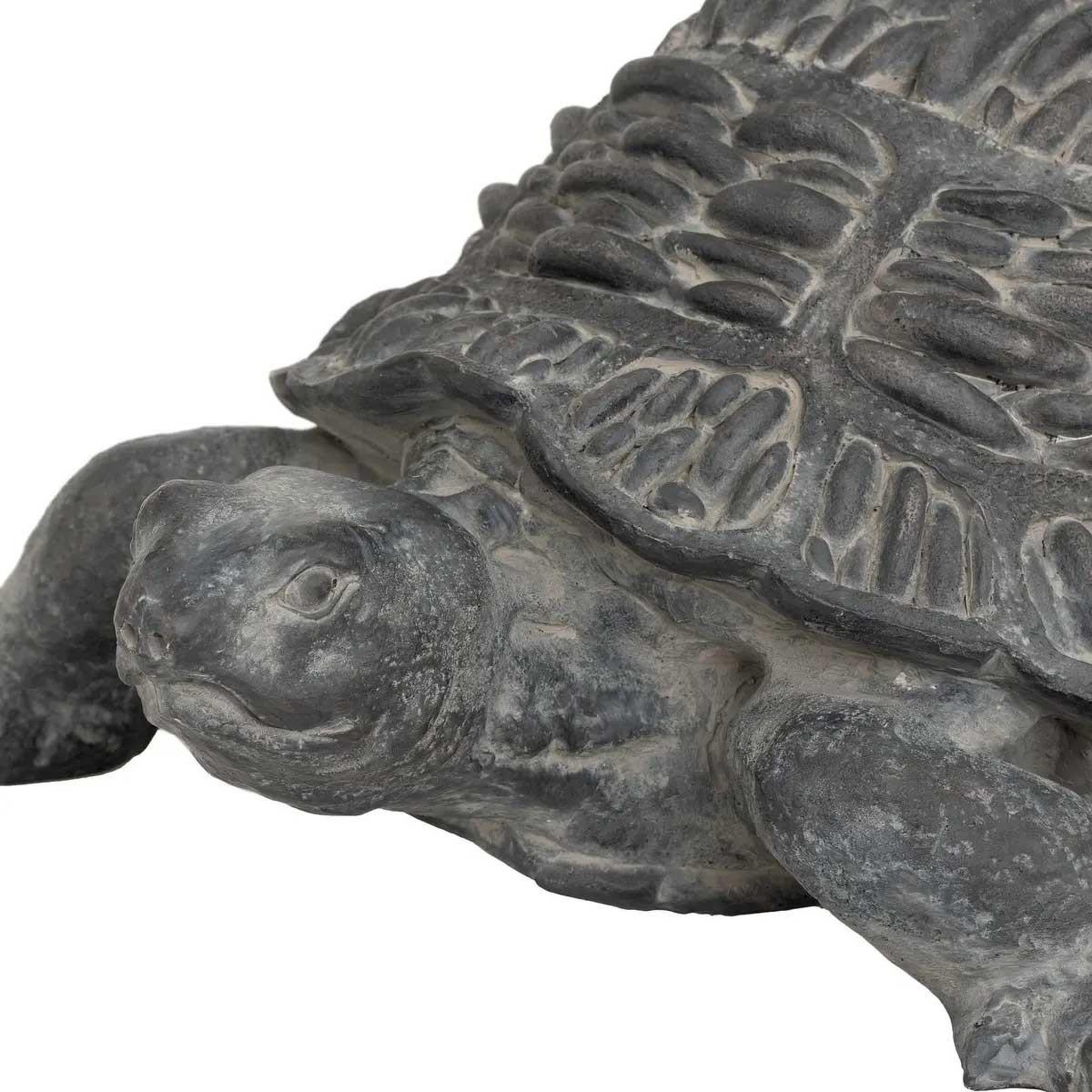 Voir la diapositive 2 : ATMOSPHERA Tortue déco extérieur  francky  52cm gris