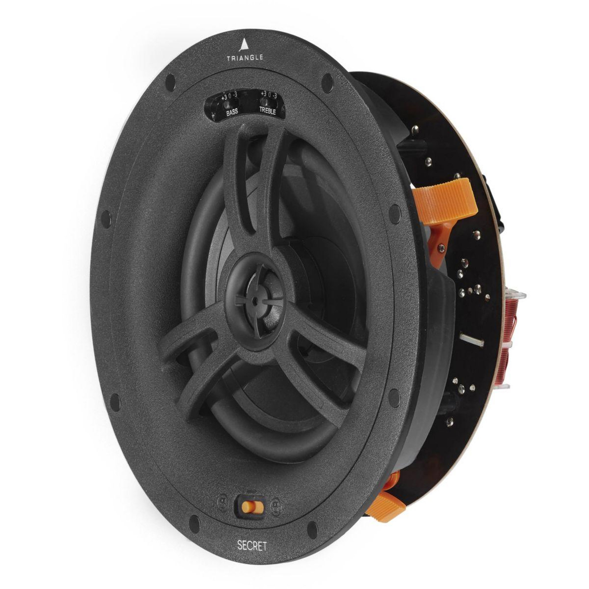 Voir la diapositive 2 : Triangle Enceinte encastrable secret emt7 circulaire