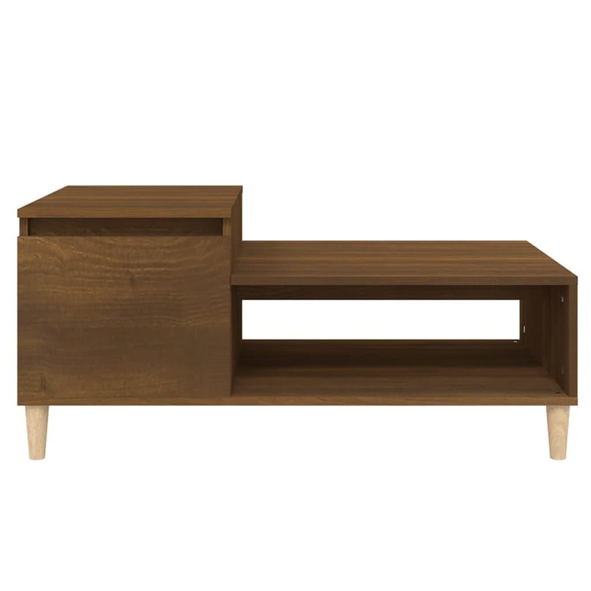 Voir la diapositive 5 : VIDAXL Table basse Chene marron 100x50x45 cm Bois d'ingenierie