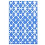 Voir la diapositive 2 : VIDAXL Tapis d'exterieur ARAKIL bleu et blanc 120x180 cm PP