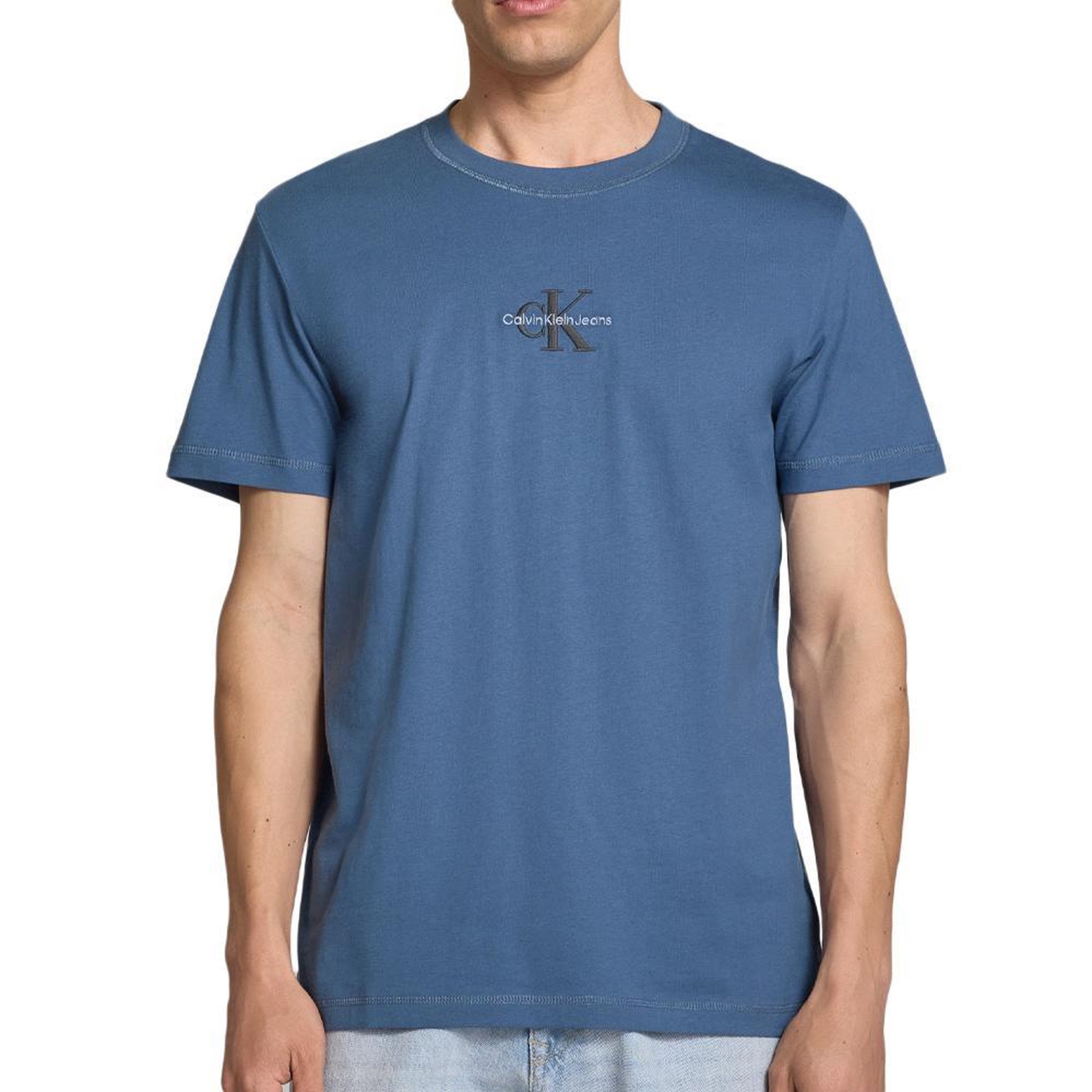 CALVIN KLEIN JEANS T-shirt Bleu Homme Calvin Klein Jeans Shadow J30J325649. Coloris disponibles : Bleu