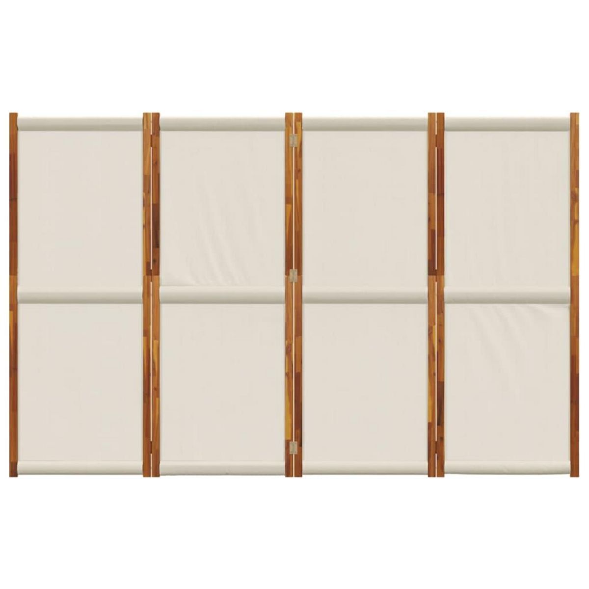 VIDAXL Cloison de separation 4 panneaux gris clair 280x180 cm
