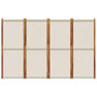 Voir la diapositive 4 : VIDAXL Cloison de separation 4 panneaux gris clair 280x180 cm