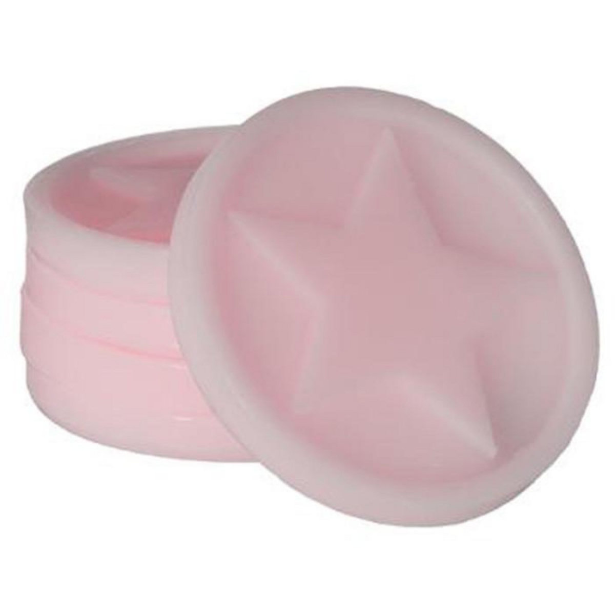 COMPTOIR DE LA BOUGIE Lot de 5 Cires Parfumées à Brûler  Etoile  45g Rose