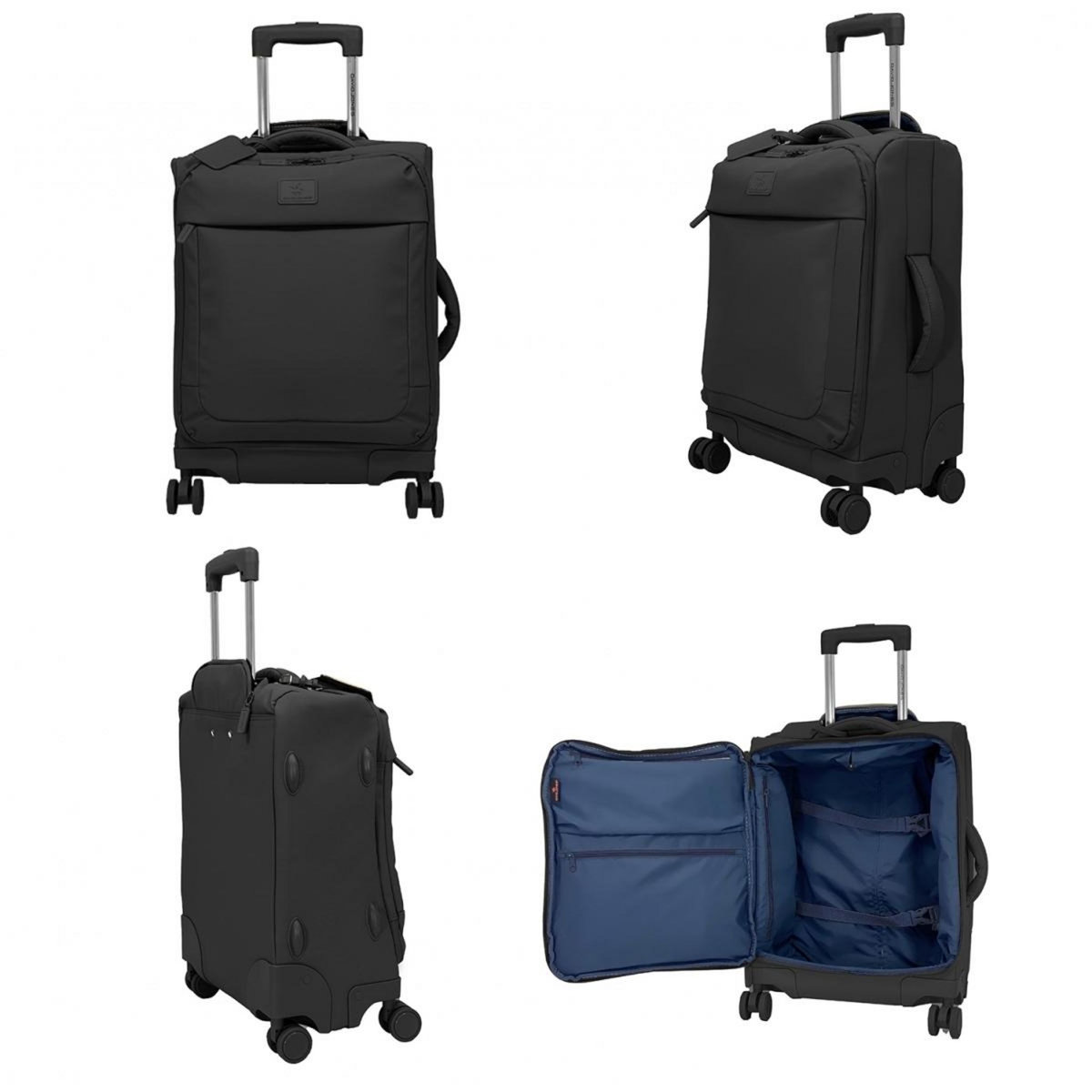 David Jones Lot de 3 valises souples dont 1 valise cabine