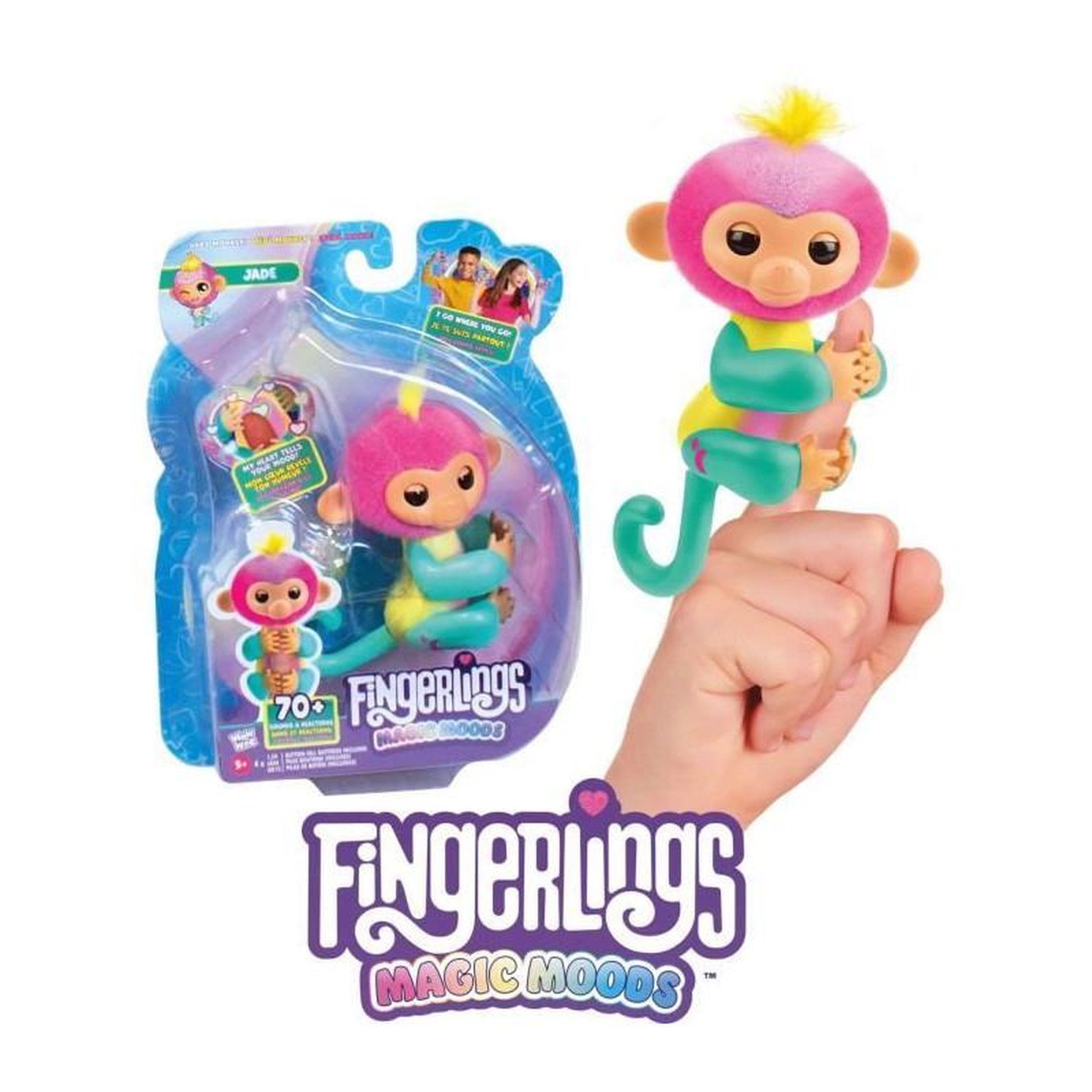 Voir la diapositive 4 : LANSAY Fingerlings - LANSAY - Magic Moods Jade - Jeu de récré - Des 5 ans
