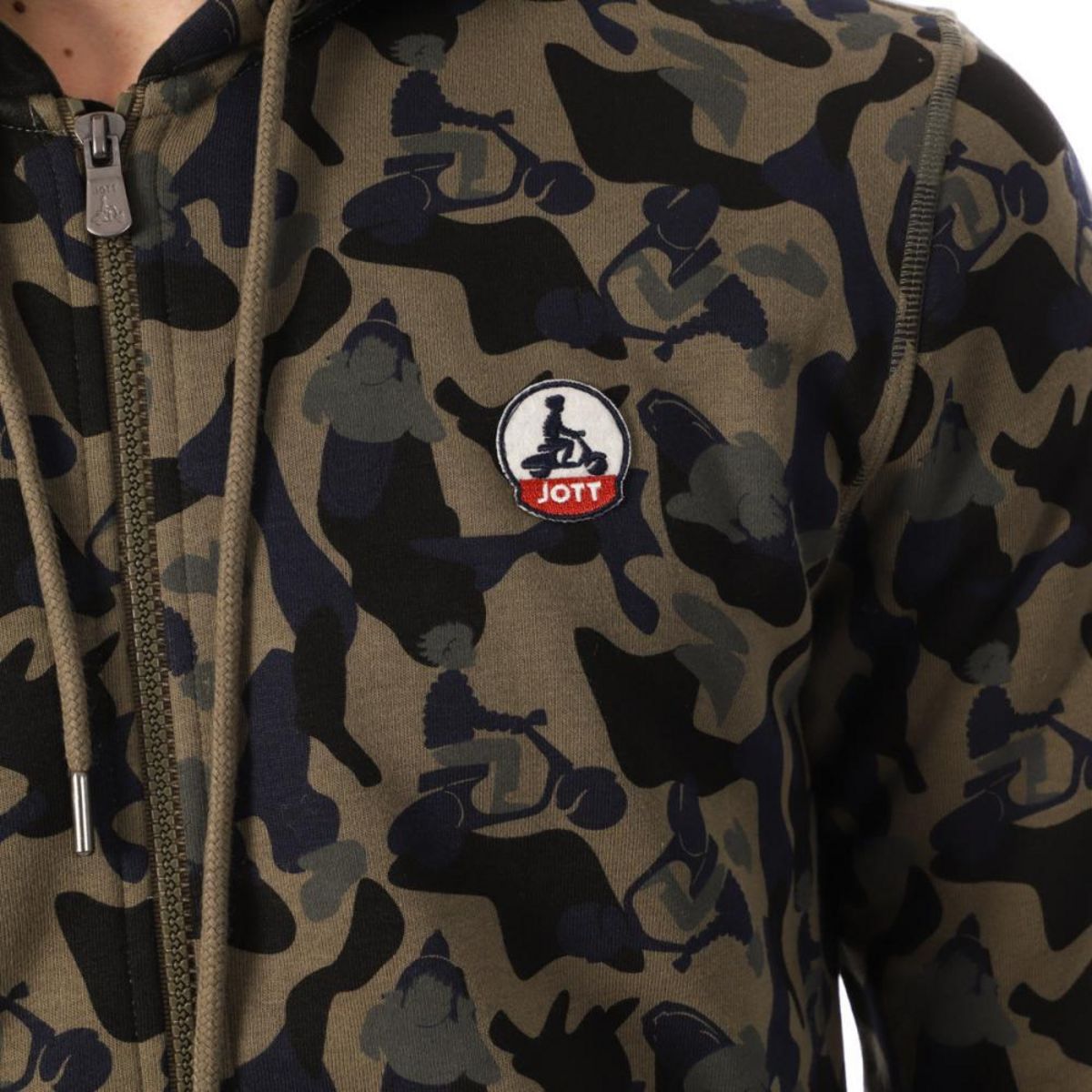 JUSTOVERTHETOPJOTT Sweat Zippé /Noir Homme Jott Mexico Camo