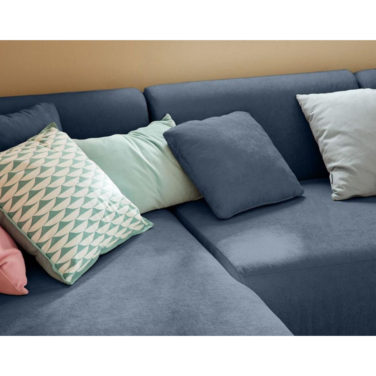 LISA DESIGN Ikare - canapé modulable d'angle gauche - 4 places - en tissu