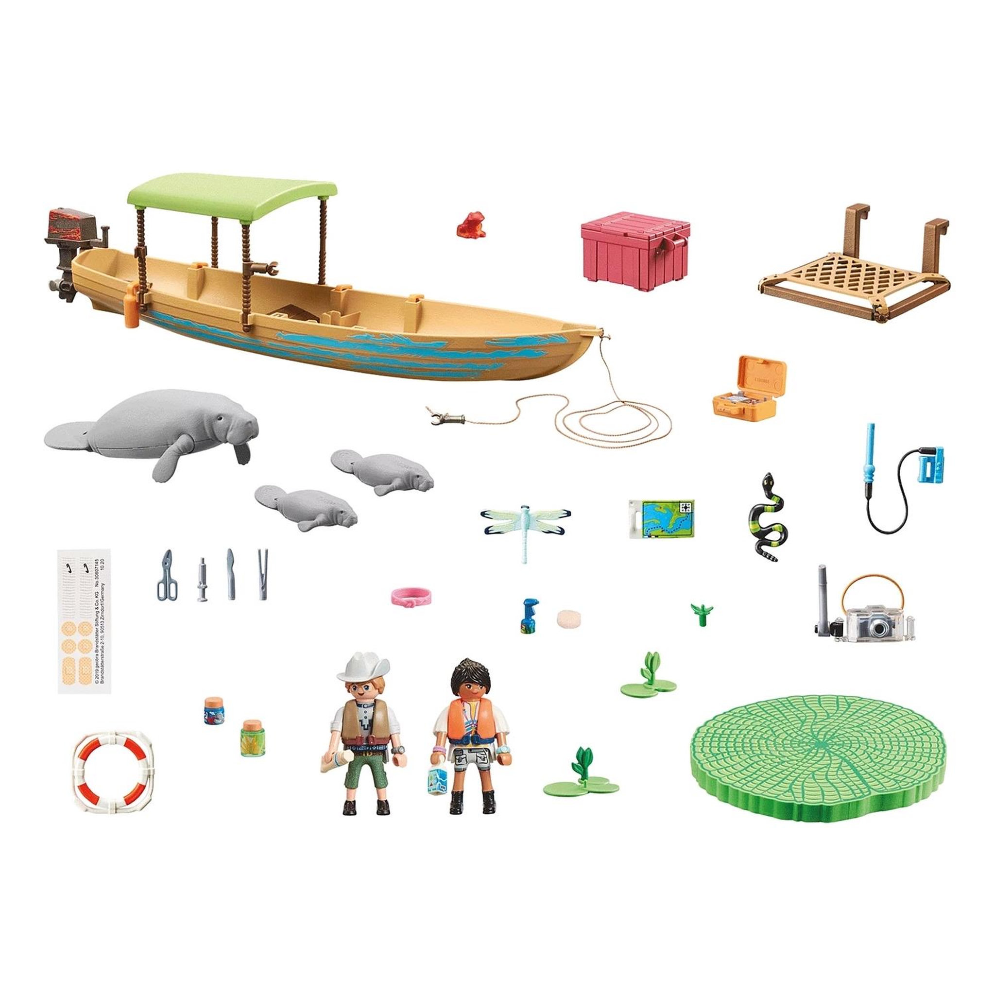 Voir la diapositive 5 : PLAYMOBIL Wiltopia Pirogue et lamantins