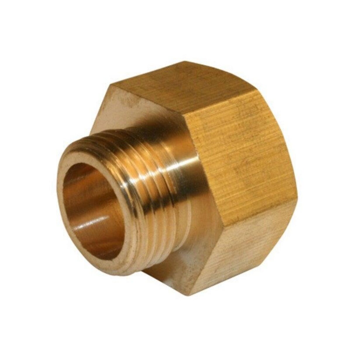 CENTRALE BRICO Mamelon à visser laiton F 40 x 49 pour cuivre