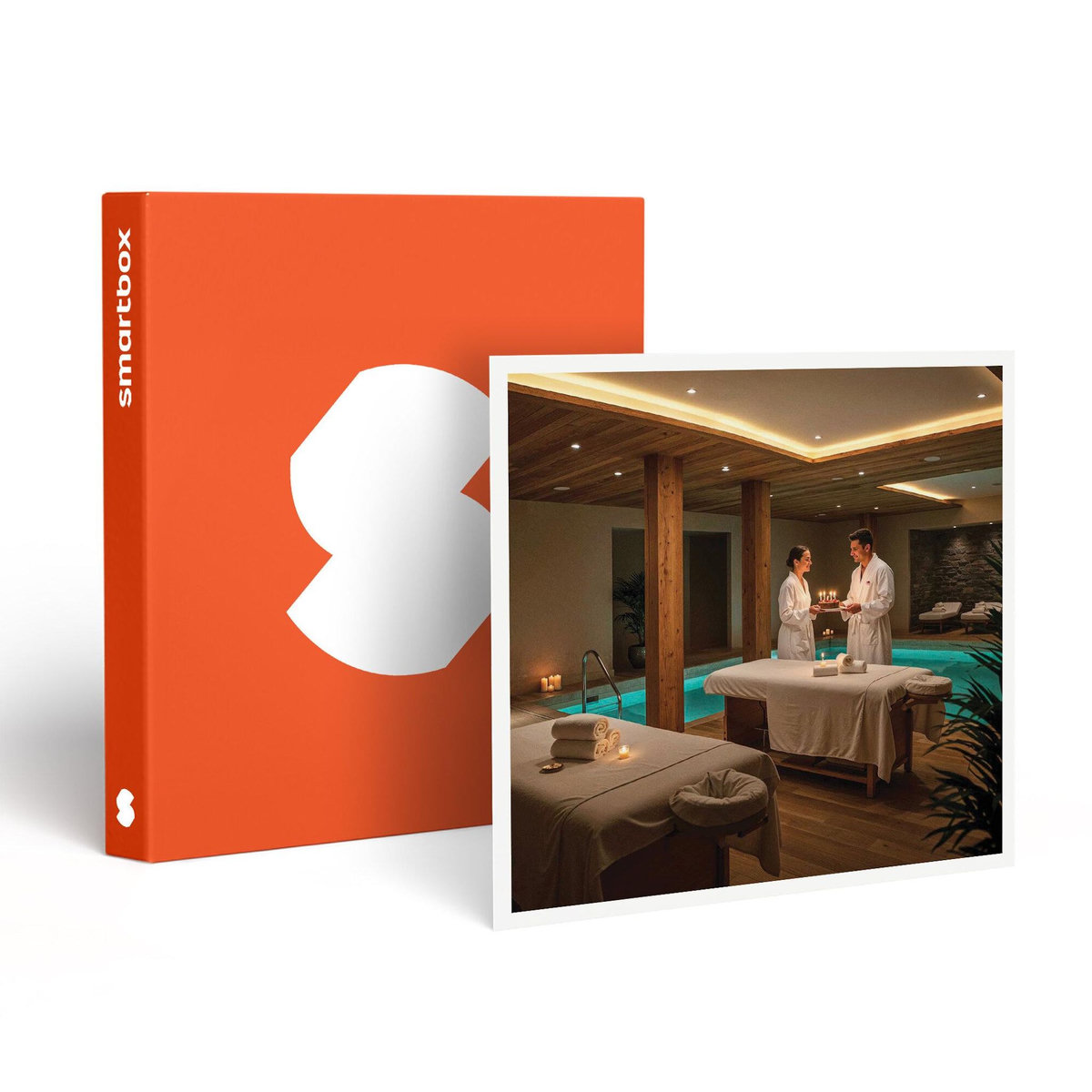 Smartbox Anniversaire bien-être en duo : massage et accès à l'espace détente - Coffret Cadeau Bien-être