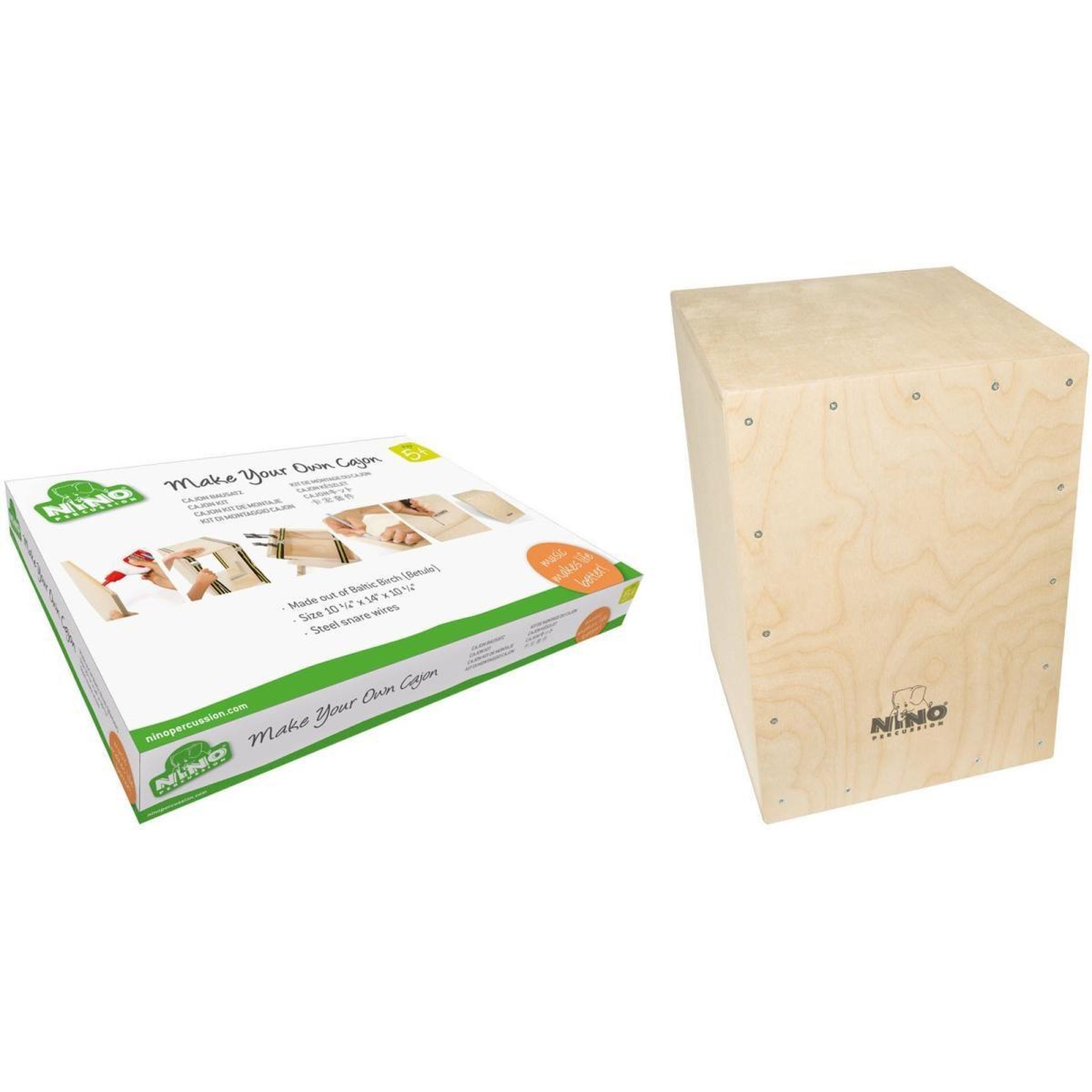 Voir la diapositive 2 : NINO PERCUSSION Kit de fabrication de cajon