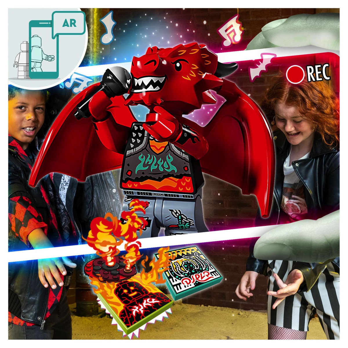 LEGO VIDIYO 43109 - Metal Dragon BeatBox Music Video Maker dès 7 ans