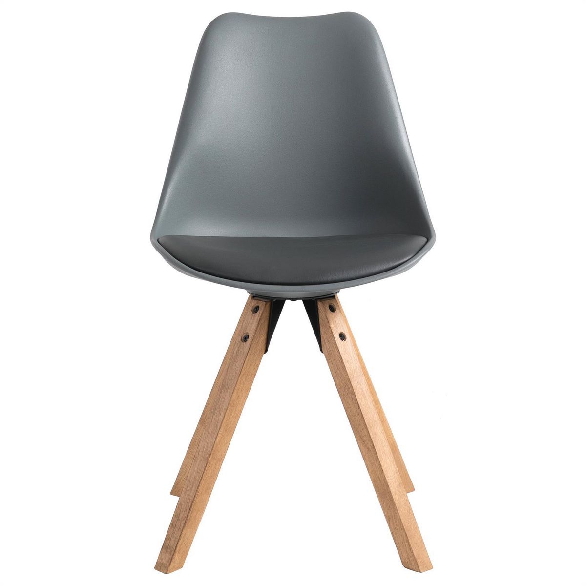 IDIMEX Lot de 4 chaises scandinaves TYSON, en synthétique