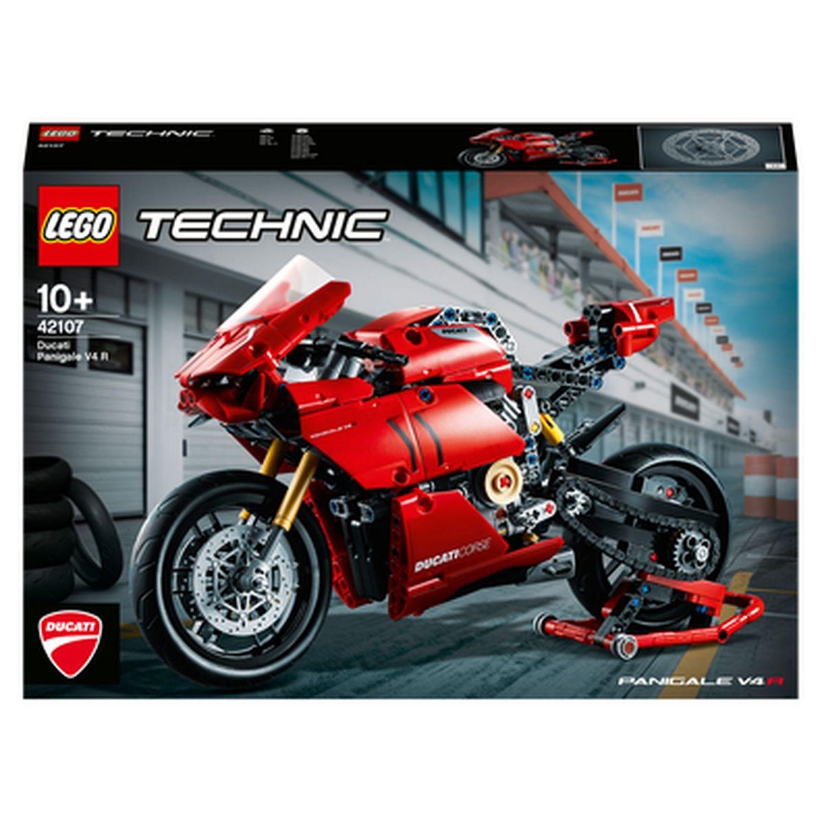 LEGO Technic 42107 Ducati Panigale V4 R Modèle Réduit Moto pour Adultes