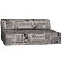 Voir la diapositive 4 : Chauffeuse 2 places NEWSPAPER tissu journal